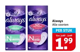 Hoogvliet Always aanbieding