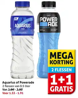 Hoogvliet Aquarius of Powerade aanbieding