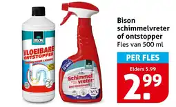 Hoogvliet Bison schimmelvreter of ontstopper aanbieding