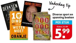 Hoogvliet Diverse sport en spanning boeken aanbieding