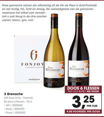 HANOS 3 Grenache aanbieding