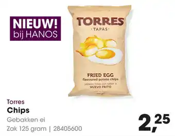 HANOS Chips 125g aanbieding