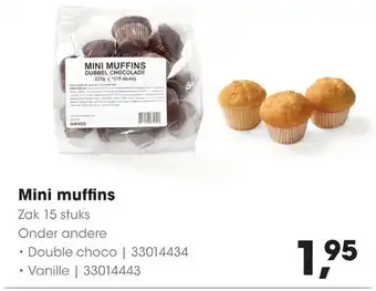 HANOS Mini muffins aanbieding