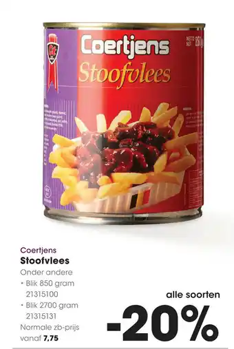 HANOS Stoofvlees 850g aanbieding