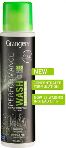Bol.com Grangers Performance Wash, geconcentreerde wasmiddel voor waterdichte en technische uitrusting aanbieding