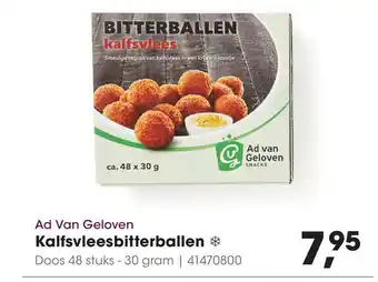 HANOS Kalfsvleesbitterballen 30g aanbieding