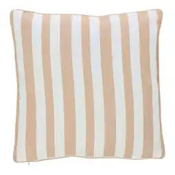 Van Cranenbroek Kussen stripe beige 45 cm aanbieding