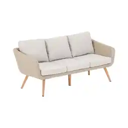 Van Cranenbroek Bank 3-zits Masi natural met kussens aanbieding