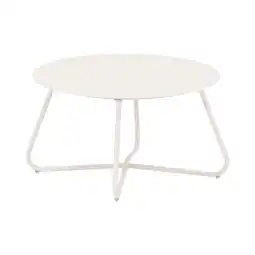 Van Cranenbroek Tafel Buvolo creme 80 cm aanbieding