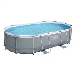 Van Cranenbroek Zwembad power steel ovaal 488 x 305 x 107 cm Bestway aanbieding