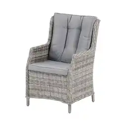 Van Cranenbroek Stoel Manuli willow grey met kussen aanbieding