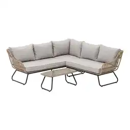 Van Cranenbroek Loungeset Torello natural met kussens aanbieding