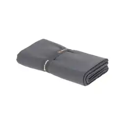 Van Cranenbroek Handdoek microfiber 100 x 180 cm antraciet aanbieding