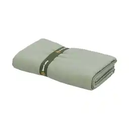 Van Cranenbroek Handdoek microfiber 100 x 180 cm mosgroen aanbieding