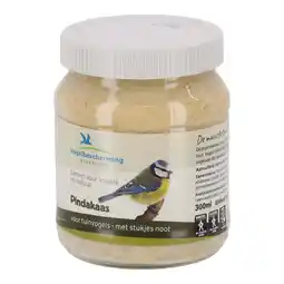 Van Cranenbroek Pindakaas vogel met noten 330 g aanbieding