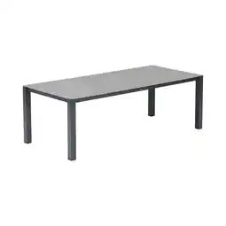 Van Cranenbroek Tafel Ferovia 200 x 100 cm antraciet Bois le Duc aanbieding