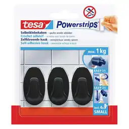 Van Cranenbroek Powerstrips haak S ovaal zwart 3 stuks aanbieding
