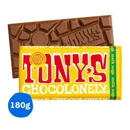 PLUS Tony's Chocolonely Melk Noga aanbieding