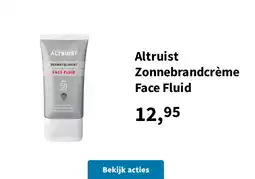 Plein.nl Altruist Zonnebrandcrème Face Fluid aanbieding