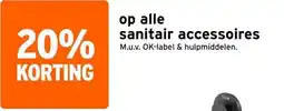 GAMMA op alle sanitair accessoires aanbieding