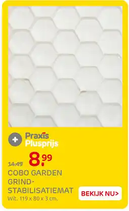 Praxis Cobo garden grind stabilisatiemat aanbieding