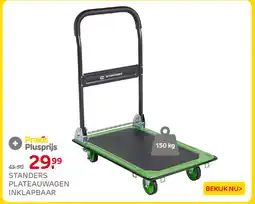 Praxis Standers plateauwagen inklapbaar aanbieding