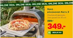 Welkoop Ooni pizzaoven Karu 2 aanbieding