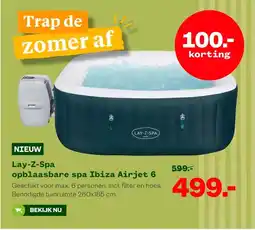 Welkoop Lay-Z-Spa opblaasbare spa Ibiza Airjet 6 aanbieding