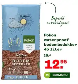 Welkoop Pokon waterproof bodembedekker 45 liter aanbieding