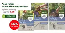 Welkoop Alle Pokon siertuinmeststoffen aanbieding
