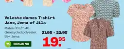 Welkoop Veleste dames T-shirt Jane, Jema of Jila aanbieding