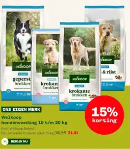 Welkoop Welkoop hondenvoeding 10 t/m 20 kg aanbieding