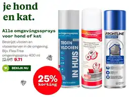 Welkoop Alle omgevingssprays voor hond of kat aanbieding