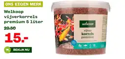 Welkoop Welkoop vijverkorrels premium 5 liter aanbieding