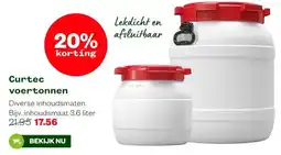 Welkoop Curtec voertonnen aanbieding