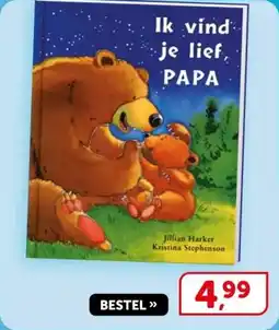Boekenvoordeel Ik vind je lief, papa aanbieding