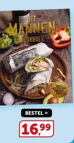 Boekenvoordeel Het mannen kookboek aanbieding