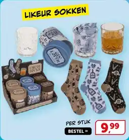 Boekenvoordeel Likeur sokken aanbieding