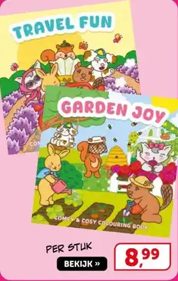Boekenvoordeel Comfy & cosy colouring book aanbieding