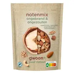 Dekamarkt G'woon Notenmelange ongebrand ongezouten aanbieding