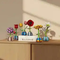 Action 3D houten bloemenpuzzelset aanbieding