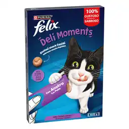 Zooplus Felix Deli Moments - Voordeelpakket: Eend (16 x 10 g) aanbieding