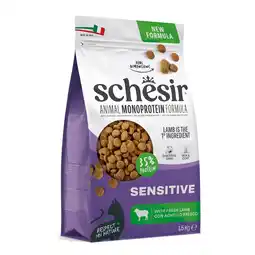 Zooplus Dubbelpak: 2 x 1,5kg Schesir Sensitive met Lam droog kattenvoer aanbieding