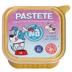 Zooplus 12x150g Lov&Ed hondenvoer paté met rund & Lever natvoer voor honden aanbieding
