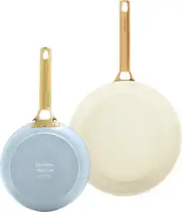 Coolblue GreenPan Padova Reserve 20 + 26 cm koekenpannenset Light Blue aanbieding