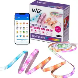 Coolblue WiZ RGBIC Lightstrip - Gekleurd Licht - 20 meter aanbieding