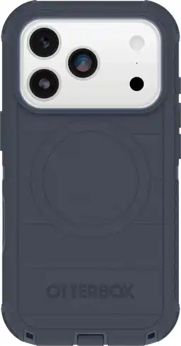 Coolblue OtterBox Defender Pro iPhone 17 Pro Back Cover met MagSafe Magneet Blauw aanbieding
