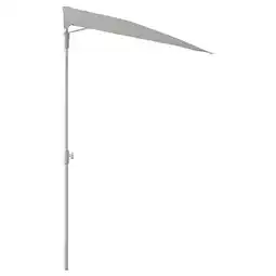 IKEA LilleÖ parasol, grijs, polyester, leunt tegen de muur, verstelbare kanteling aanbieding
