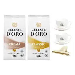 Koffievoordeel.nl Celeste d'Oro Cadeaupakket - 2 KG Koffiebonen aanbieding