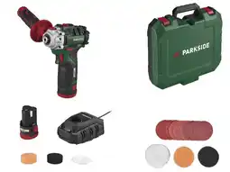 Lidl PARKSIDE Accu-polijstmachine incl. accessoires 12 V met accu en lader aanbieding